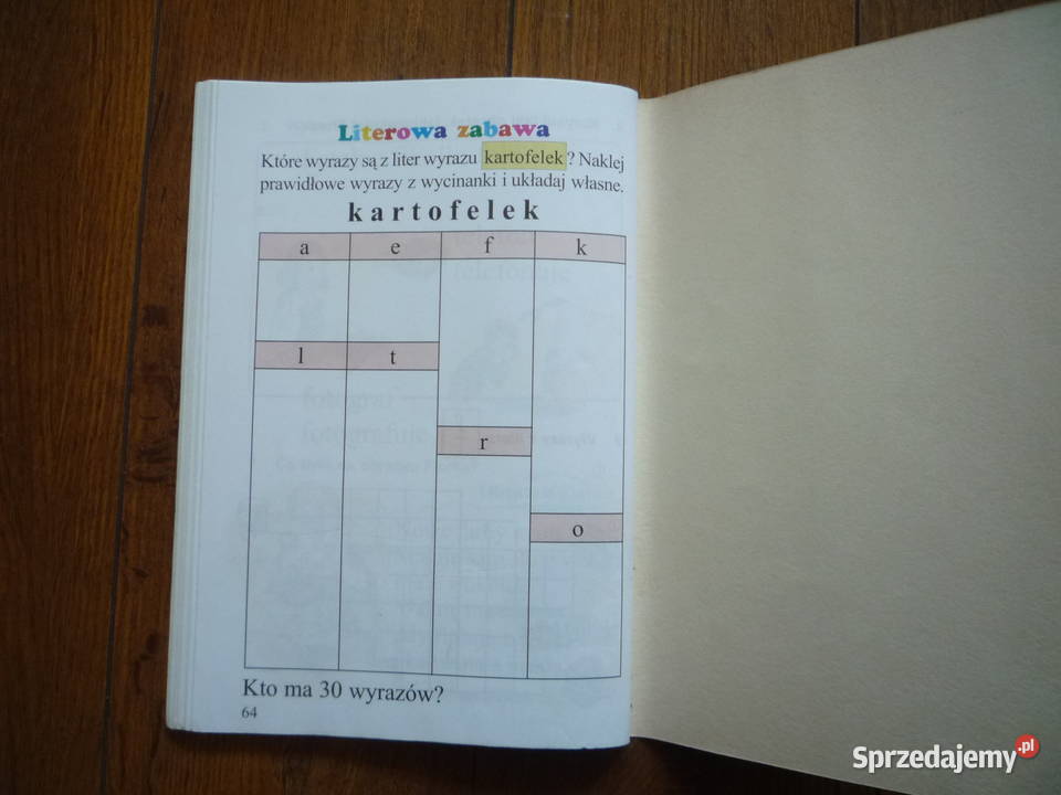 Świat liter Ćwiczenia Elementarz MAC skrypt, zeszyt ćwiczeń, zbiór zadań, testów Szczecin