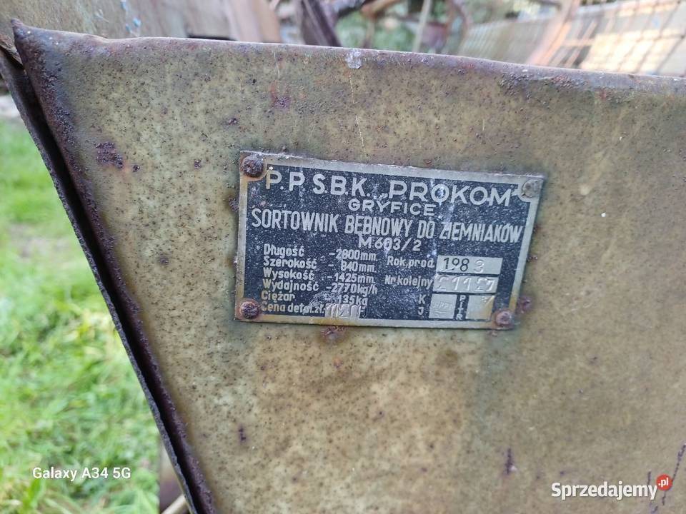 Sortownik do ziemniaków Łosice sprzedam