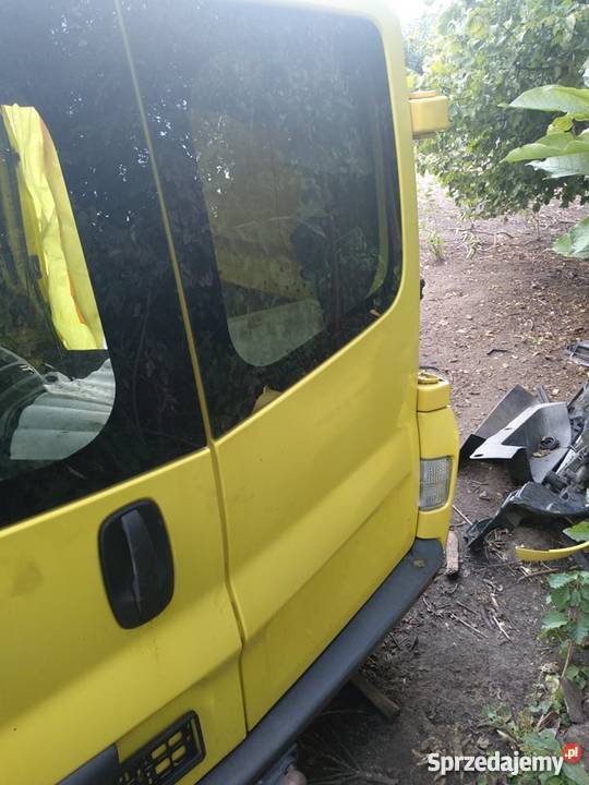 Drzwi tylne OPEL VIVARO TRAFICPRIMASTAR mazowieckie