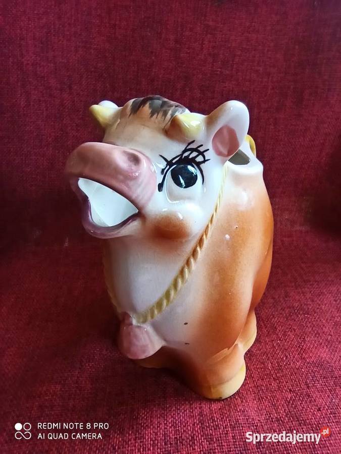 Mlecznik krówka Brązowa Porcelana i szkło Gdańsk