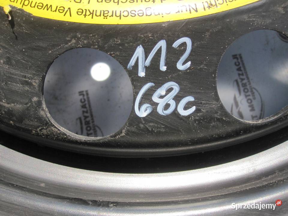 GOLF AUDI SEAT ALTEA koło dojazdowe 1257016 96M
