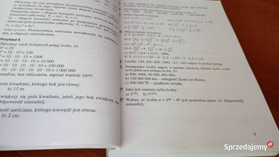 Matematyka repetytorium ósmioklasisty