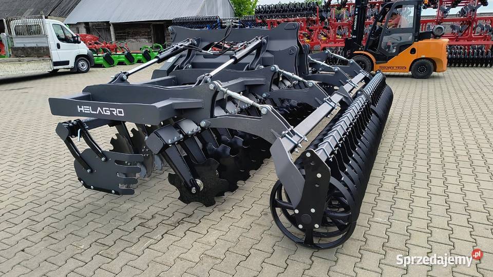 Brona Talerzowa HELAGRO BTH 40m 5m 6m składana Agregaty Sokołów Podlaski
