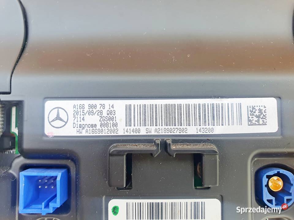Mercedes A CLA GLA W176 GLE MONITOR A1669007814