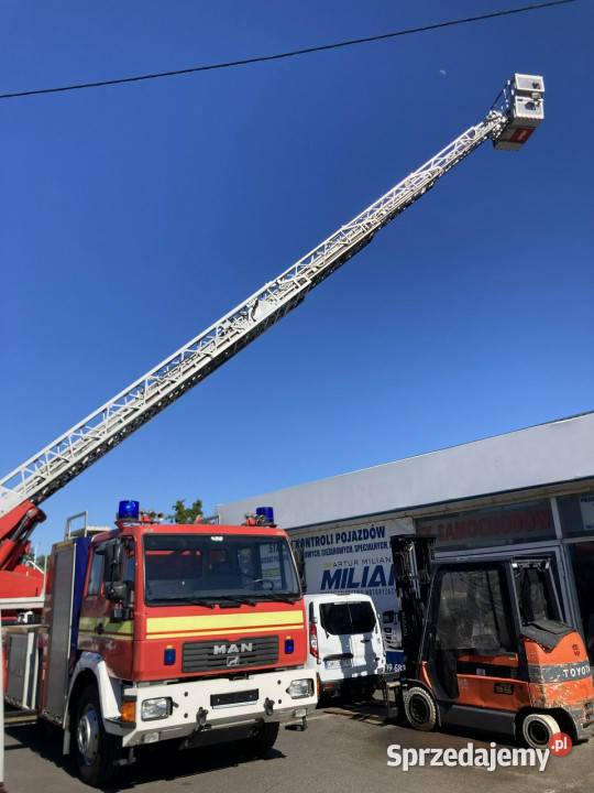 MAN Man 15280 Straż drabina Strażacka 32m Metz Syców