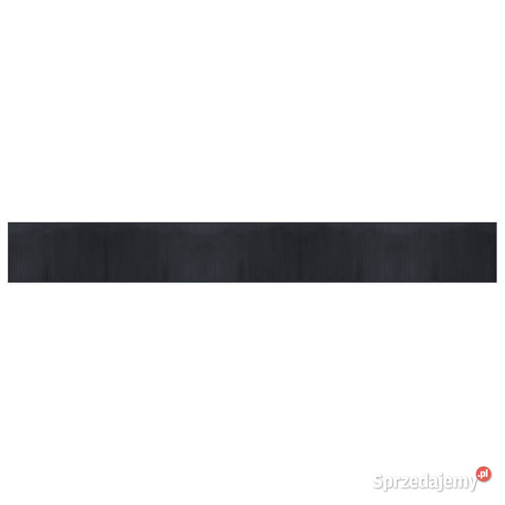 Dywan prostokątny czarny 60x500 bambusowy Pozostałe Warszawa