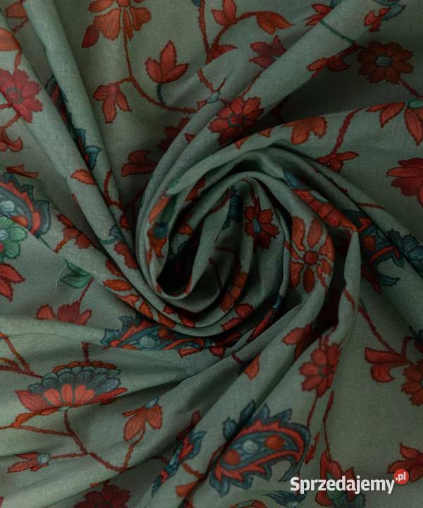 Duża chusta indyjska dupatta szal bawełna Dla kobiet Pozostałe Szczecin