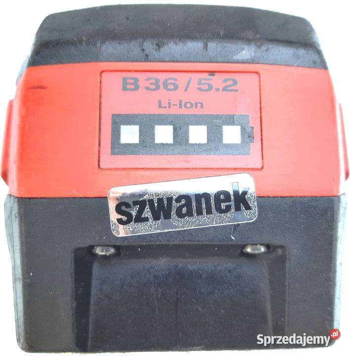 Akumulator bateria HILTI B36 52Ah TE30 AG125A36 sprzedam