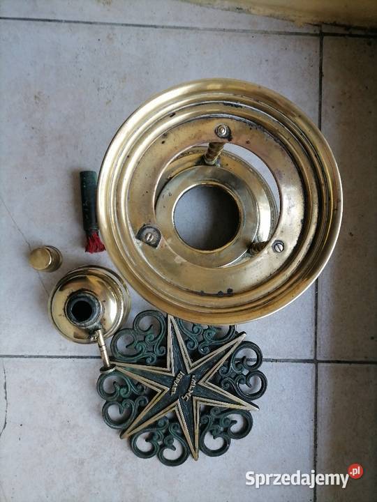 Stary mosiężny podgrzewacz SPRAWNE