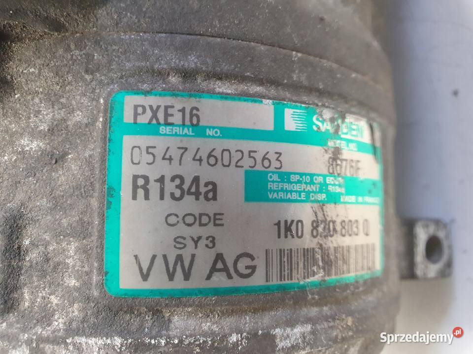 SPRĘŻARKA KLIMATYZACJI VW Golf V 19 TDI osobowe Rudka