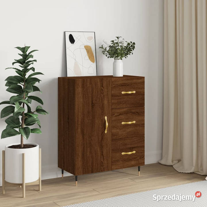 Szafka brązowy dąb 695x34x90 materiał Warszawa