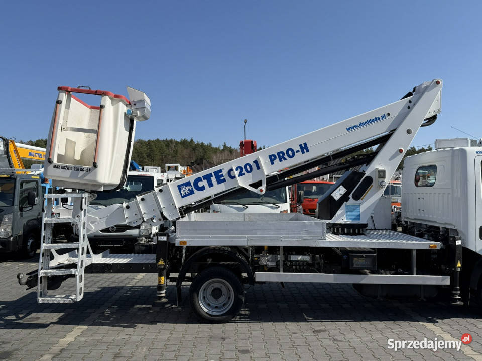 Nissan Cabstar Podnośnik Koszowy 20m CTE 201 PRO centralny zamek Widełki