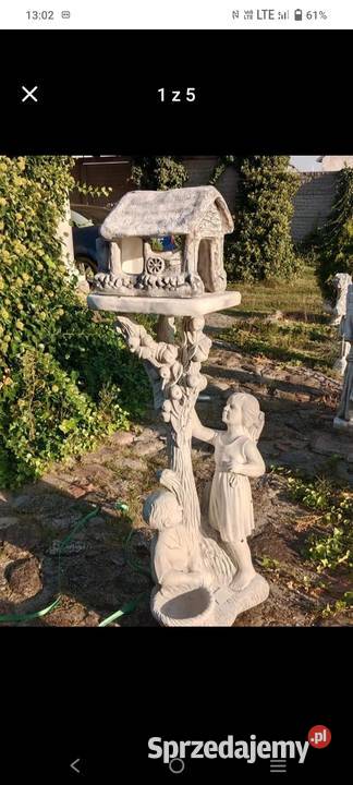 Figury betonowe Biały beton Piękne wykonanie Dekoracje ogrodowe kujawsko-pomorskie Lubanie