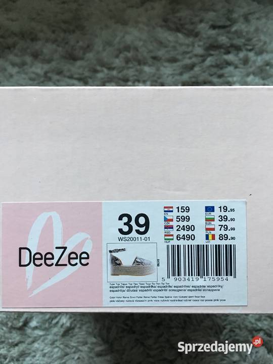 piękne espadryle Dee Zee 39 śląskie
