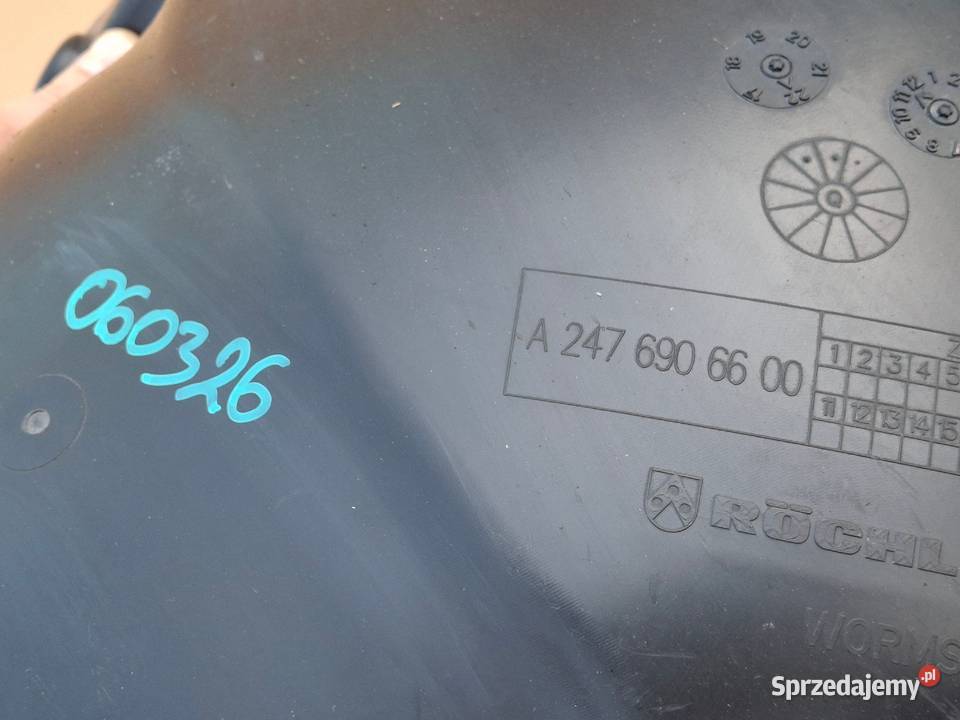 MERCEDES AKLASA W177 NADKOLE PRAWY PRZÓD PRAWE lubuskie Bieleń