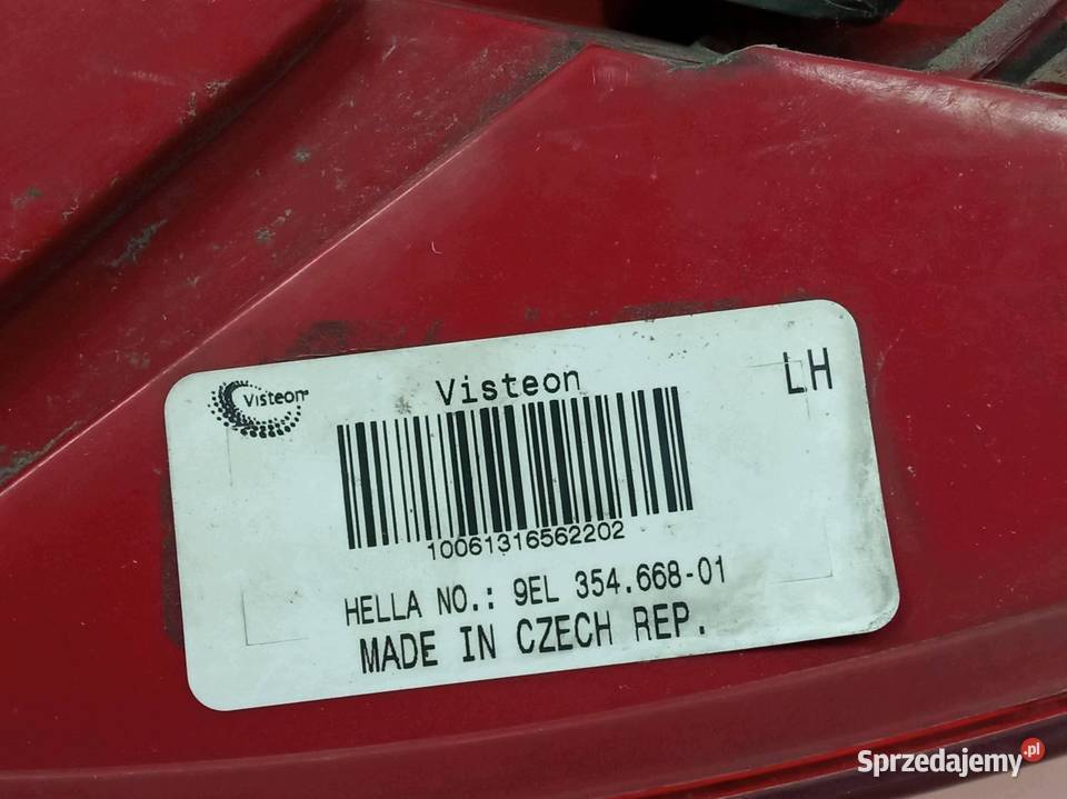 LAMPA TYŁ LEWA KOMBI 9EL354668 Opel Insignia I Rok produkcji 2009 świętokrzyskie