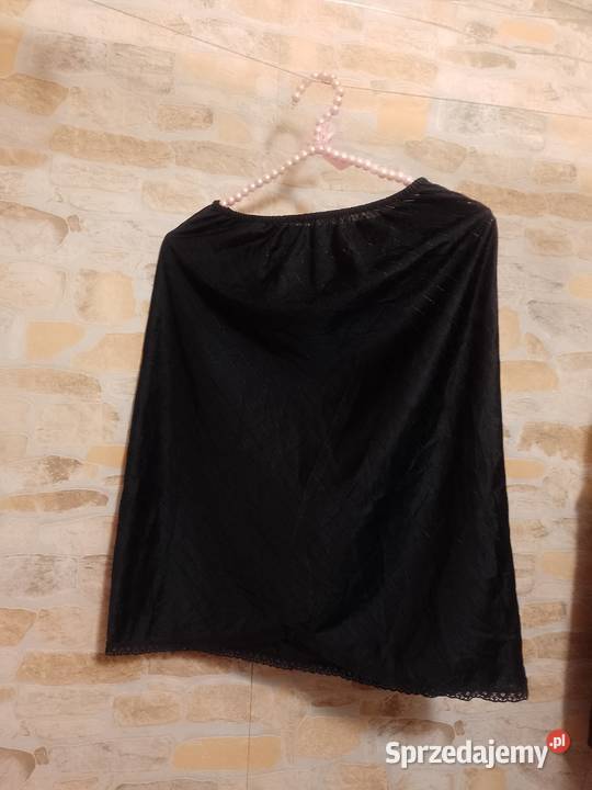 36S Czarna półhalka halka w paski z Londynu małopolskie Kraków sprzedam