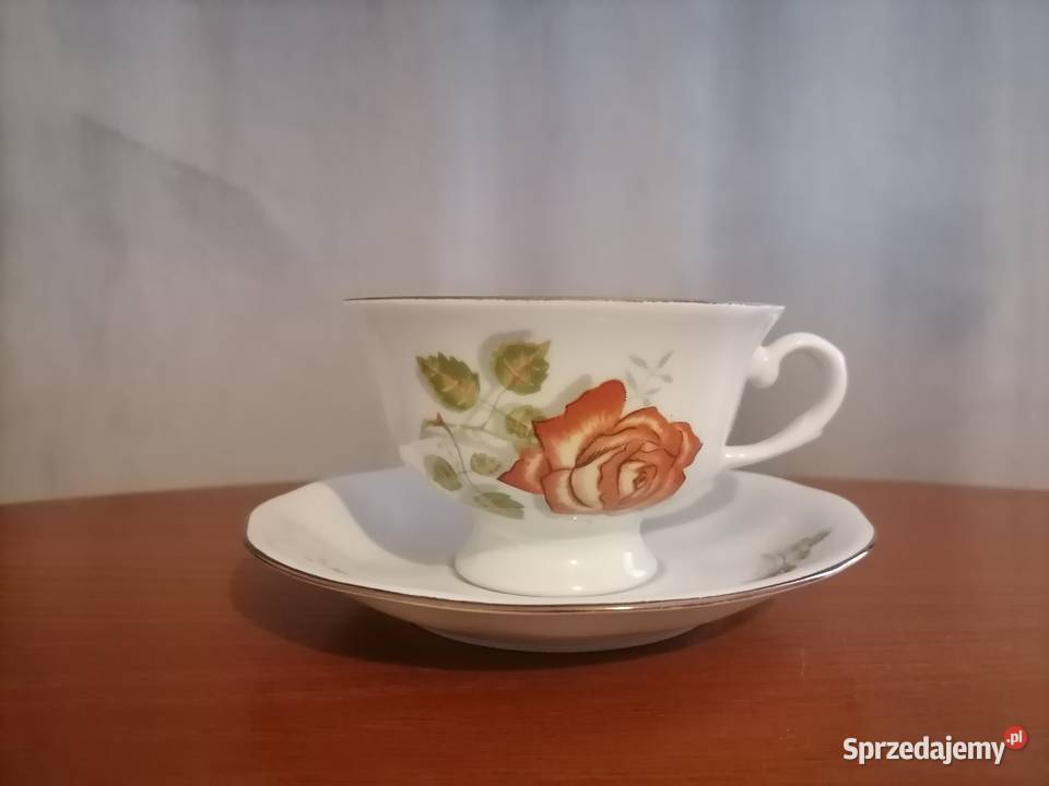 Duet Róża Pomarańczowa Karolina PRL dolnośląskie Wałbrzych