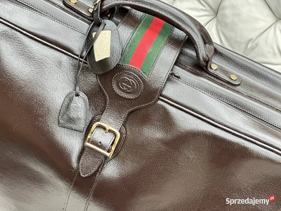 Walizka podróżna Gucci klasyka luksusu z lat 70 Warszawa