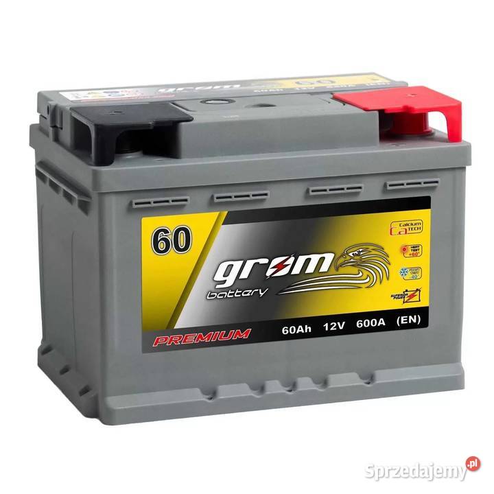 728x590x542 Akumulator GROM Premium 60Ah 600A EN Wrocław sprzedam