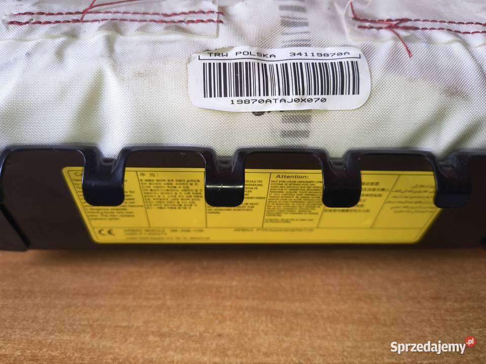 Poduszka Airbag Pasażera Hyundai i30 II Kia Ceed mazowieckie Radom sprzedam