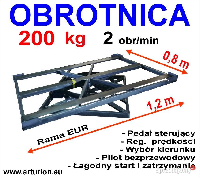 Obrotnica Ekspozytor napęd reklamy podest do 200 Warszawa sprzedam