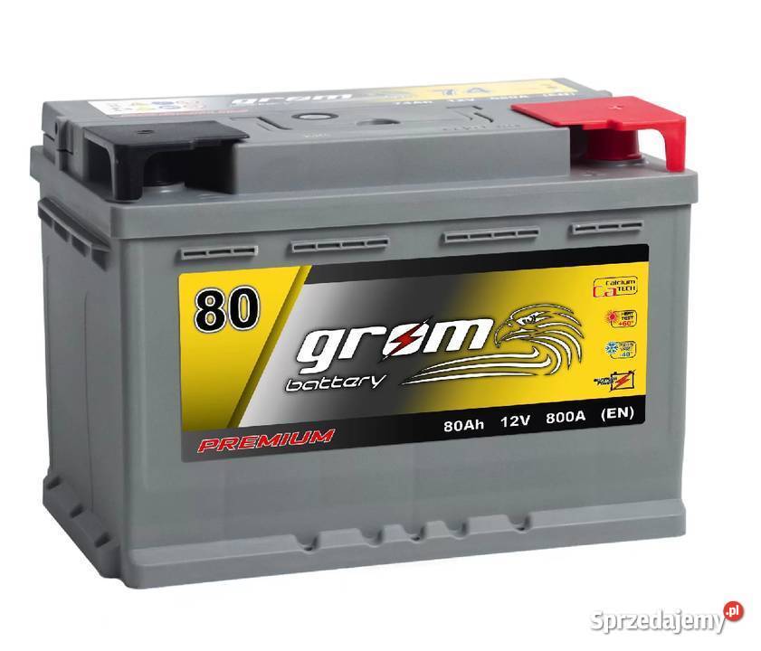 Akumulator GROM Premium 80Ah 800A EN DTR Prawy Bydgoszcz sprzedam