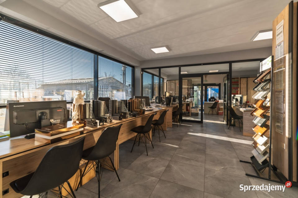 Nowoczesna hala produkcyjnomag z biurami 4 bramy 6102zł/m2 małopolskie Mszana Dolna sprzedam