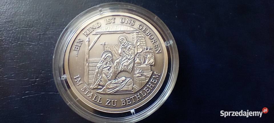Stare monety Medal NarodzinyJezusa CHrystusa Lesko
