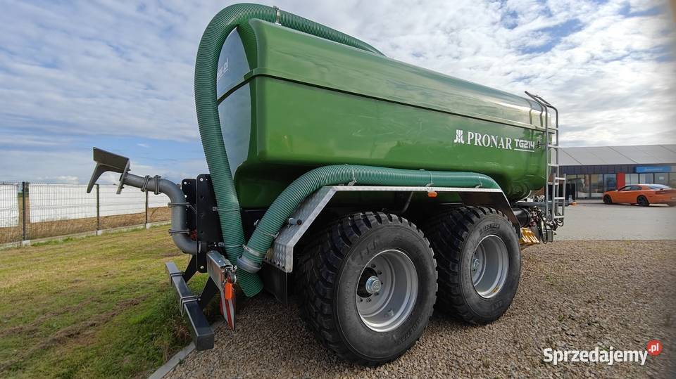 Wóz asnizacyjny beczka PRONAR TG214 plastik nieuszkodzony łódzkie Rząśno sprzedam