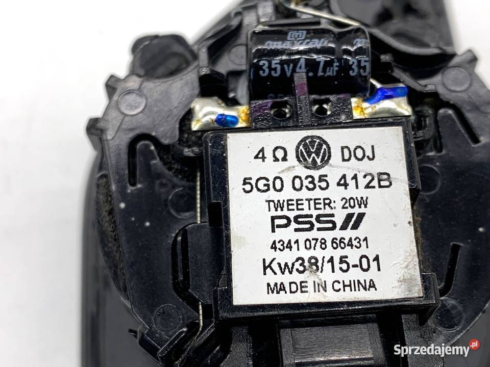 GŁOŚNIKI KOMPLET VW GOLF VII 5G0035453G sprzedam