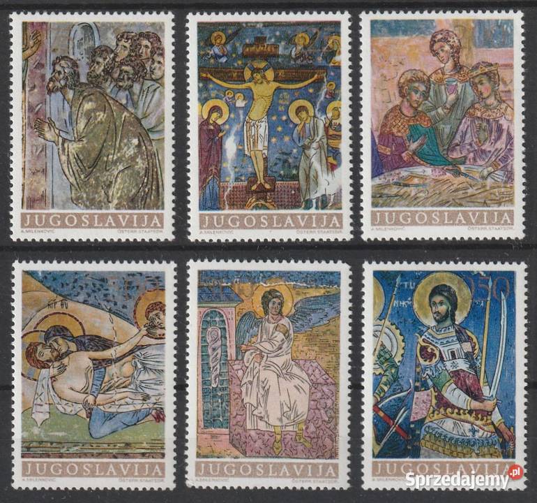 JUGOSŁAWIA FRESKI 1969 CZYSTE