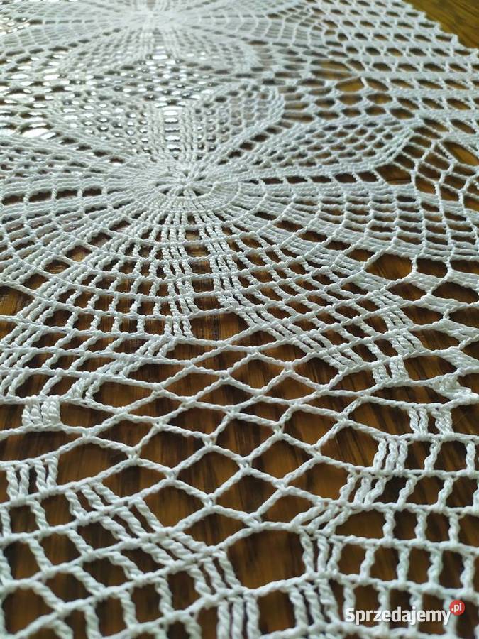 Bieżnik handmade na szydełku śląskie Częstochowa