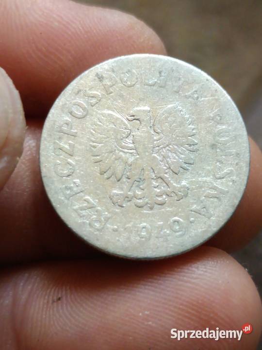 Sprzedam monete 50 gr 1949 r skretka Chełm
