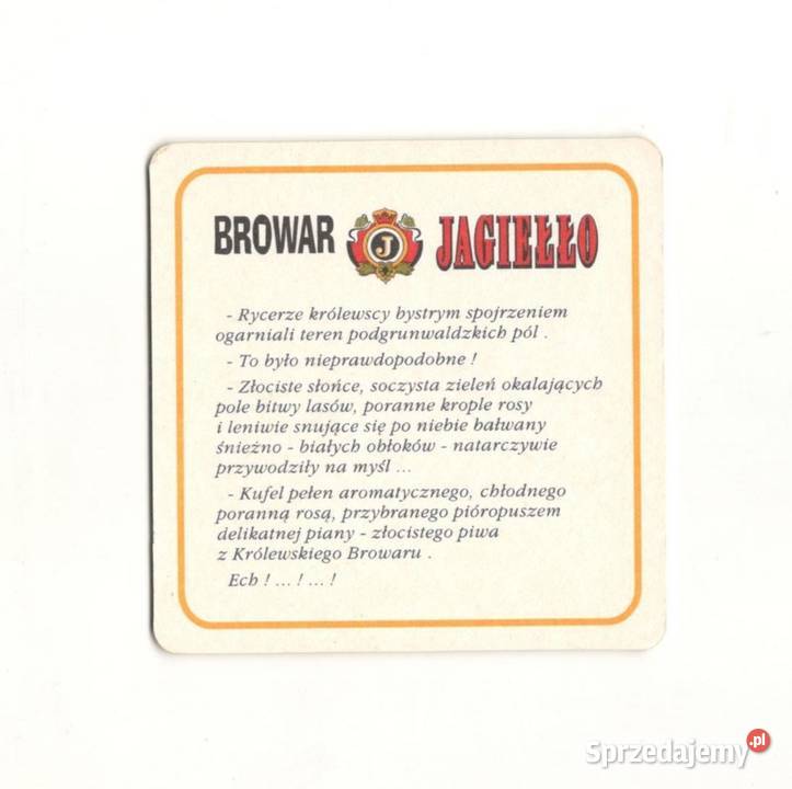 Jagiełło podstawka do piwa 1 Gliwice