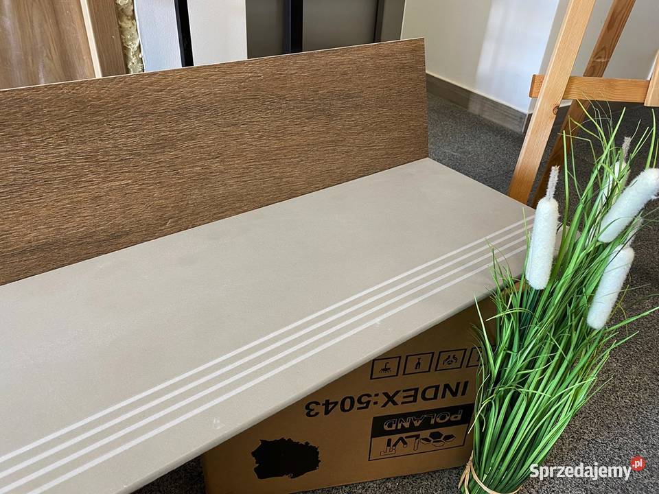 płytki schodowe 30x120 szare beton deska Zakopane