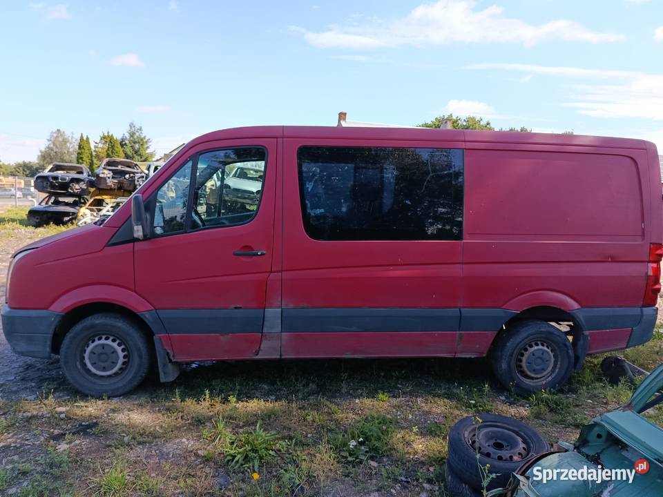 Volkswagen Crafter 25 120 kW 2007 r dawca części Szklarka Myślniewska sprzedam