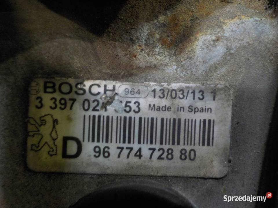 PEUGEOT 508 I 20 HDI 13r silniczek wycieraczki Suków