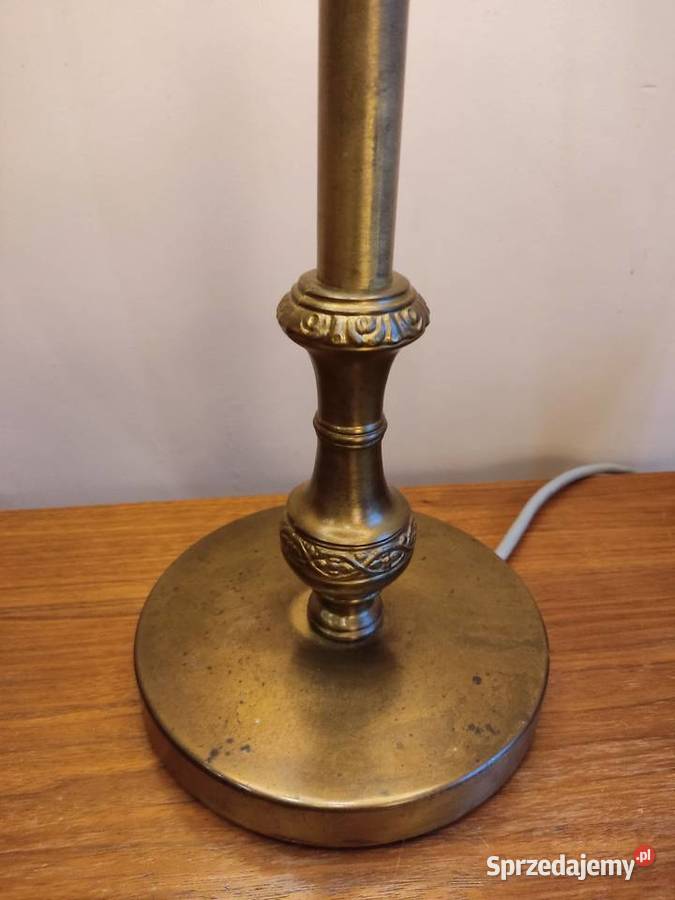 Lampa stara stołowa z abażurem opolskie Głuchołazy sprzedam