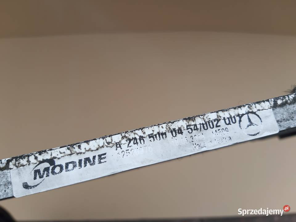 MERCEDES BKLASA W246 CHŁODNICA KLIMATYZACJI Ogrzewanie, wentylacja i klimatyzacja Części samochodowe Trzciel