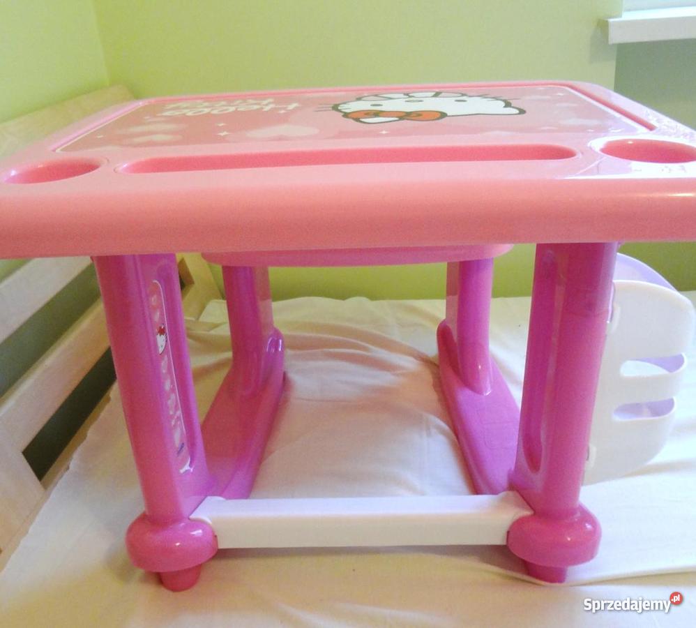 Różowe Biurko STOLIK Hello Kitty ŁAWECZKA z krze Bydgoszcz sprzedam