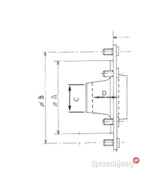 Piasta 8M2015 61L8QC002 Do maszyn uprawowych Kamionna