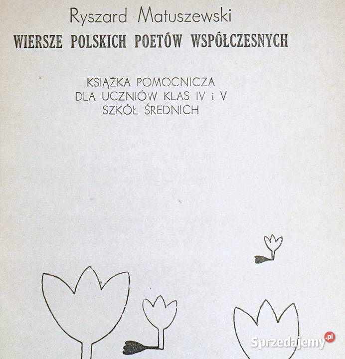 Wiersze polskich poetów współczesnych Ryszard Chełm