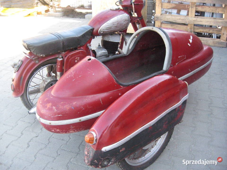 JAWA 250 kosz velorex zarejestrowana Jawa Poznań