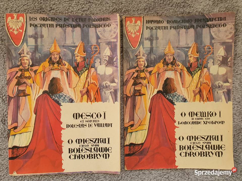 O Mieszku I i jego synu Bolesławie Chrobrym 2 pomorskie Gdynia sprzedam
