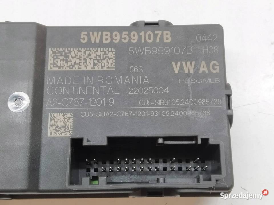 MODUŁ KLAPY 5WB959107B Skoda Superb IV 2023 Komputery