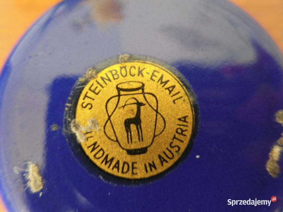 Paterka Email Steinbock Handmade in Austria wielkopolskie Raszków sprzedam