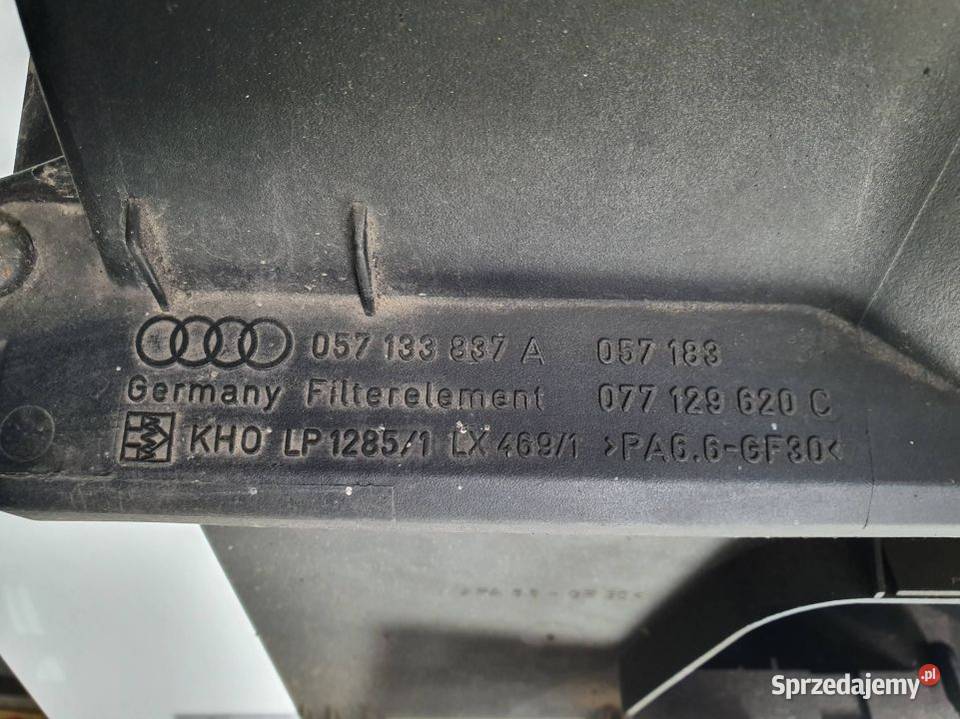 OBUDOWA FILTRA AUDI A8 D2 057133837A osobowe kujawsko-pomorskie Lipno