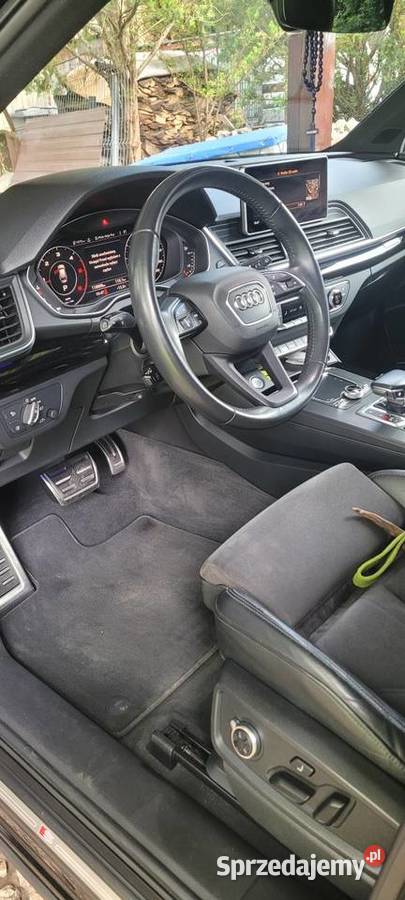 Audi q5 Black Edition S line pneumatyka 2018 20 czarny śląskie Tarnowskie Góry