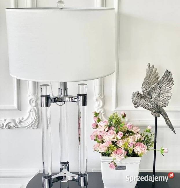 Lampa stołowa glamour nowoczesna designerska art